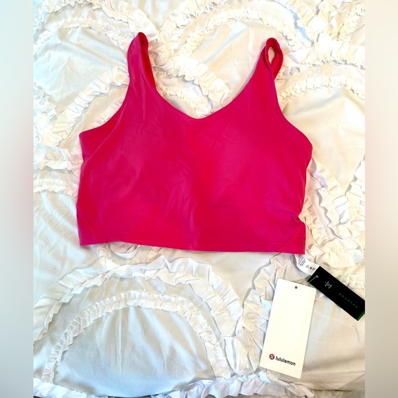 NWT Lululemon Pink Align Tank Top or Sports Bra - Picture 1 of 10
